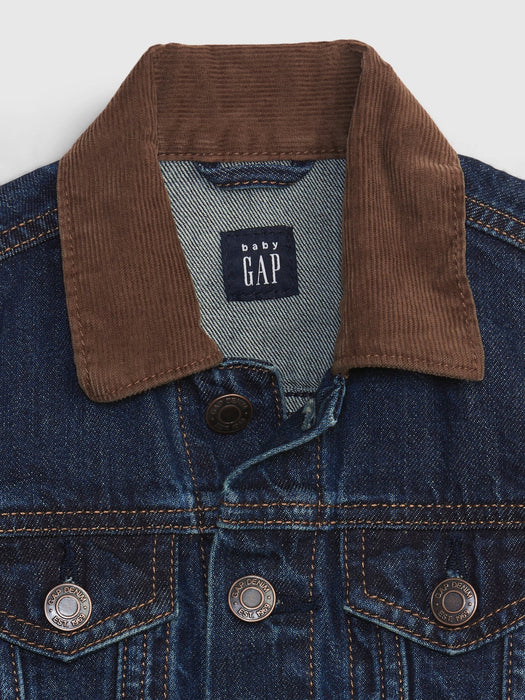 Toddler Icon Denim Jacket with Washwell