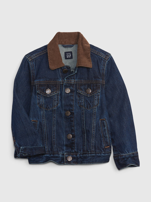 Toddler Icon Denim Jacket with Washwell