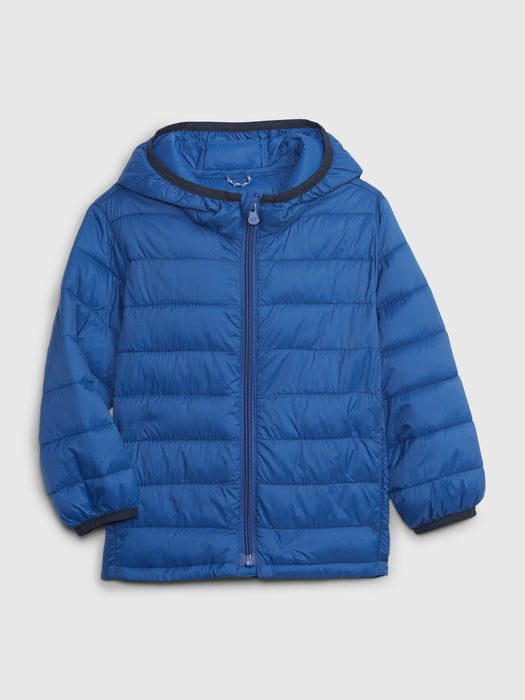 Toddler 100% Recycled Lightweight Puffer Jacket - imperial blue