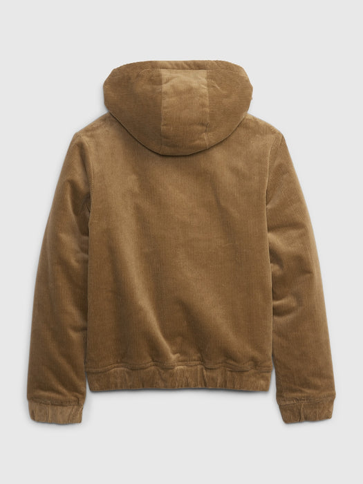 Kids Corduroy Bomber Jacket - mission tan