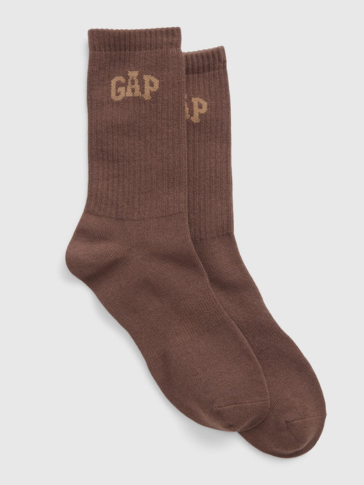 Gap Logo Quarter Crew Athletic Socks