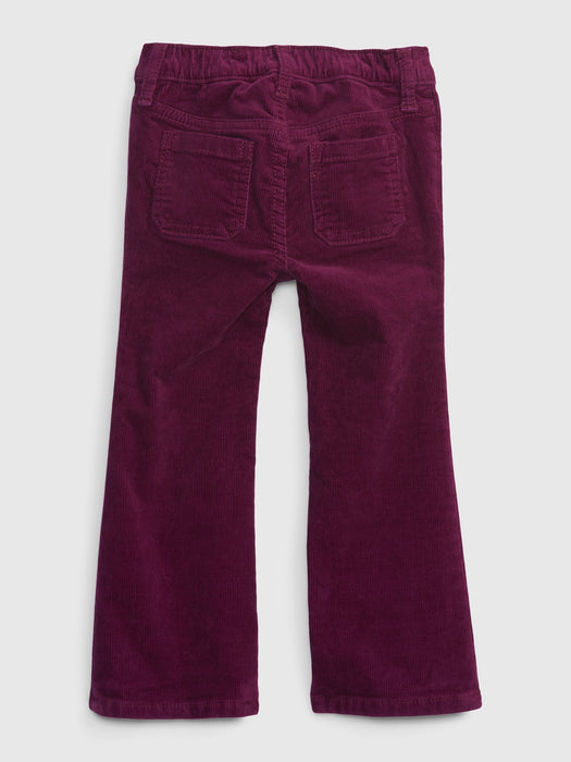 Toddler Corduroy Flare Pants with Washwell