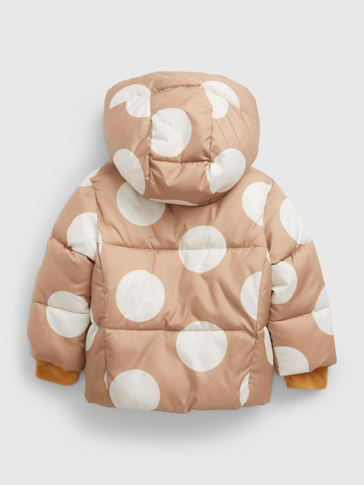 Toddler Sherpa-Lined Puffer Jacket - deerfield brown