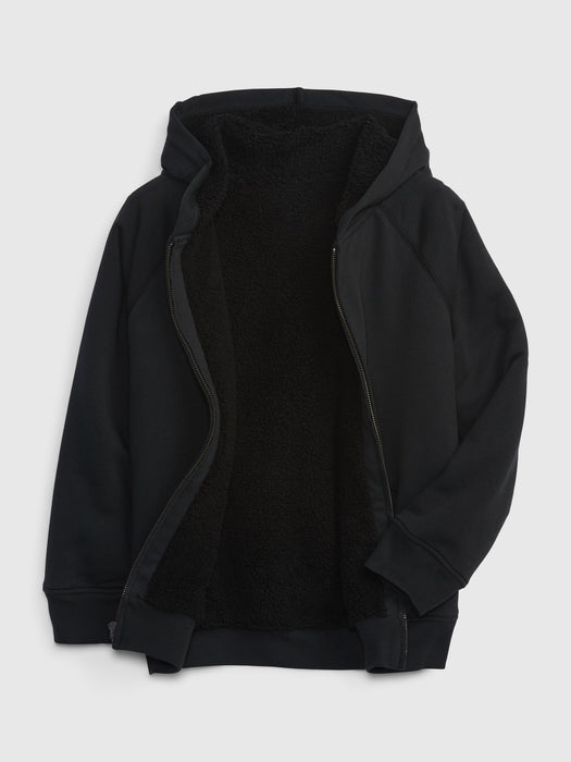 Kids Sherpa-Lined Hoodie