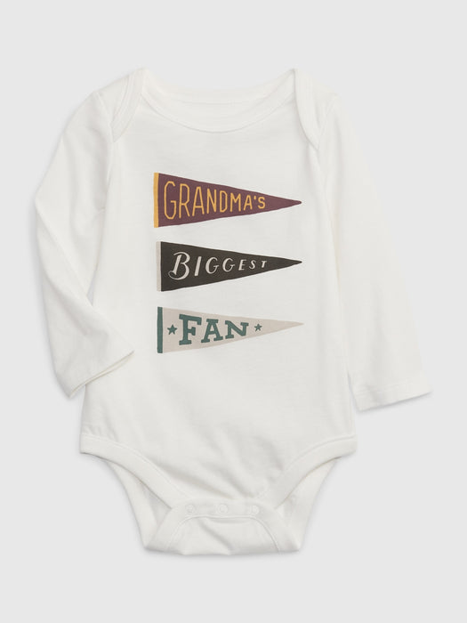 Baby 100% Organic Cotton Graphic Bodysuit