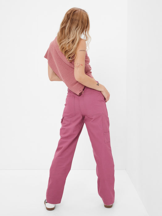 High Rise '90s Loose Carpenter Pants with Washwell