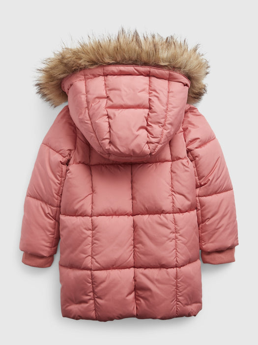 Toddler Heavy Weight Parka Jacket - deco rose pink