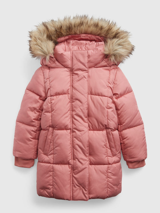 Toddler Heavy Weight Parka Jacket - deco rose pink