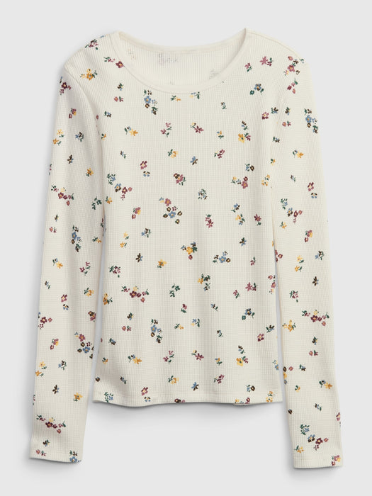 Kids Waffle T-Shirt - floral