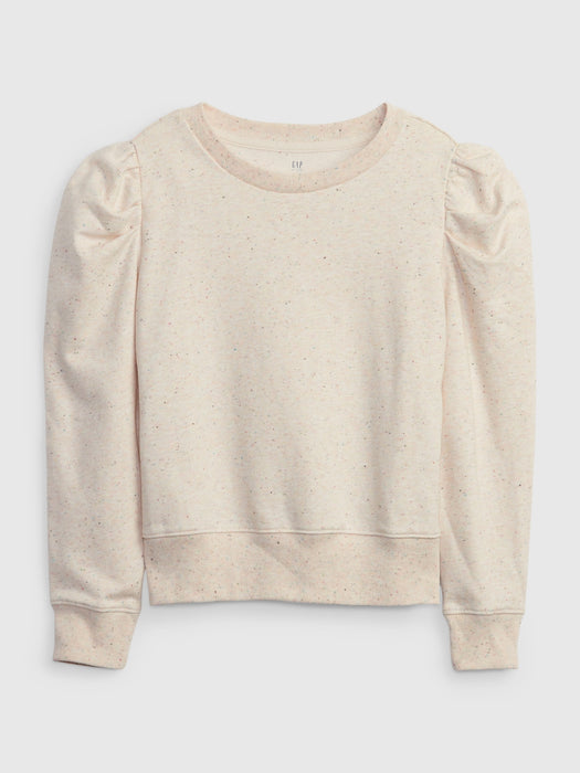 Kids Puff Sleeve Sweatshirt - new off white