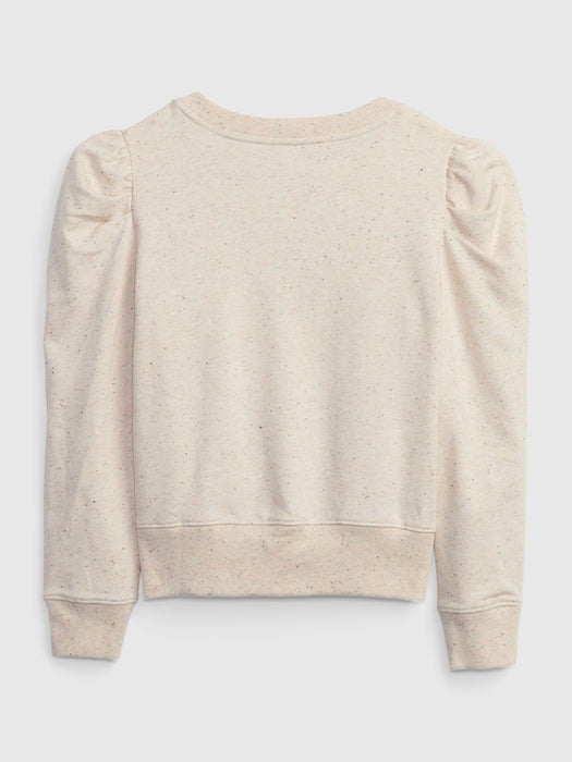 Kids Puff Sleeve Sweatshirt - new off white