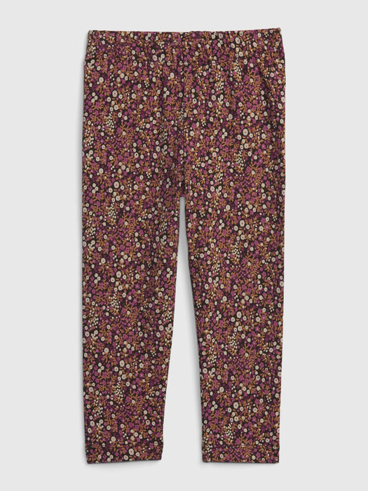 Toddler Organic Cotton Mix and Match Leggings - brown ditsy