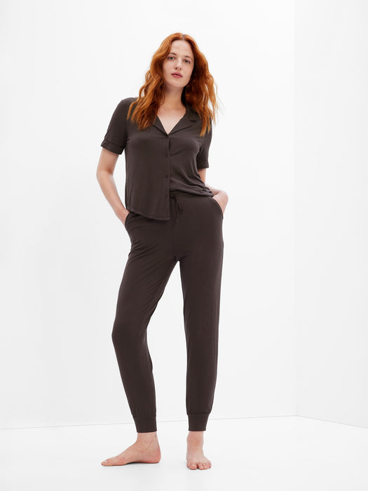 LENZING&#153 TENCEL&#153 Modal Pajama Joggers - brown noir