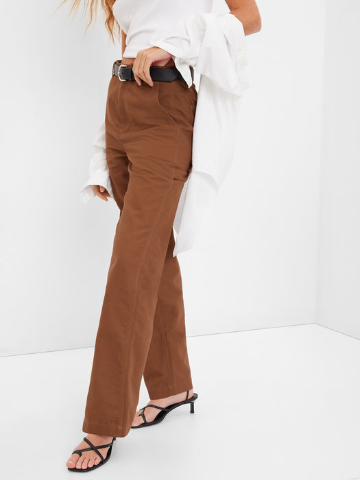 High Rise '90s Loose Carpenter Pants with Washwell