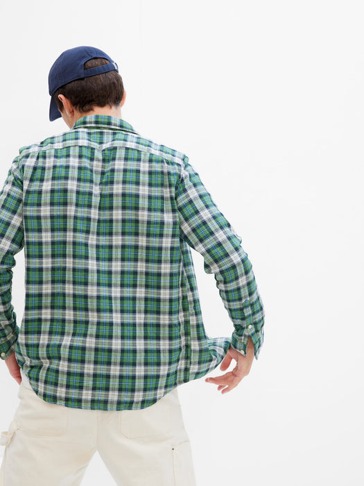 Doubleweave Plaid Shirt