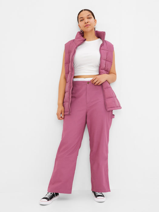 High Rise '90s Loose Carpenter Pants with Washwell