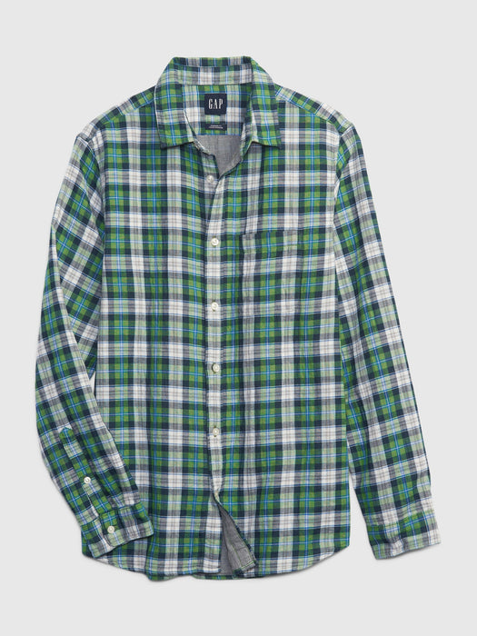 Doubleweave Plaid Shirt