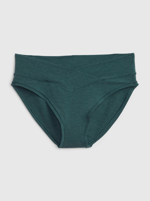 Breathe Crossover Bikini - june bug green