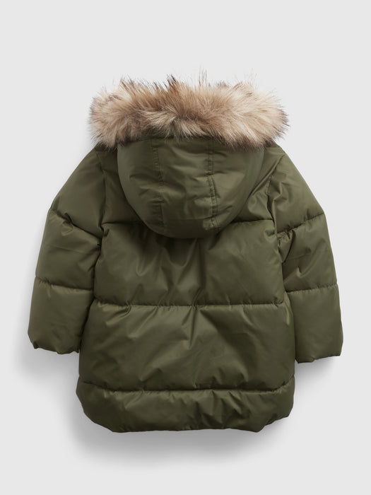 Toddler Heavy Weight Parka Jacket - army jacket green