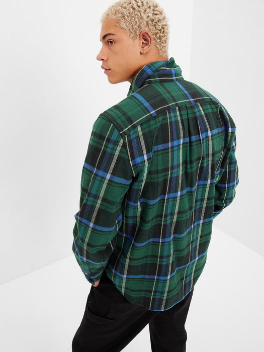 100% Organic Cotton Flannel Shirt