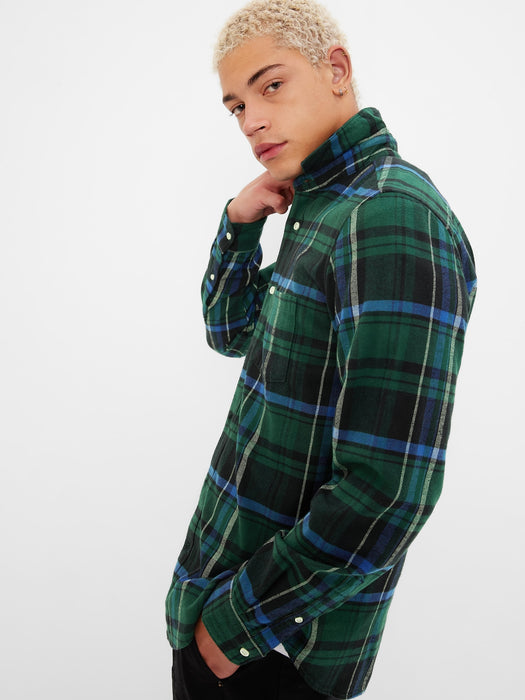 100% Organic Cotton Flannel Shirt