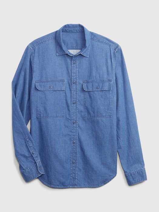 Denim Shirt with Washwell