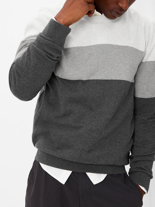 Mainstay Colorblock Crewneck Sweater