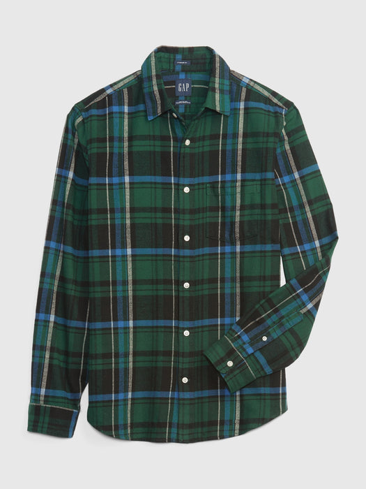 100% Organic Cotton Flannel Shirt