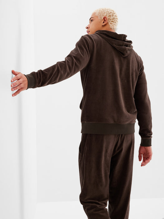 Corduroy Hoodie - brown noir