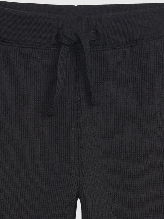 Toddler Waffle Joggers - moonless night black