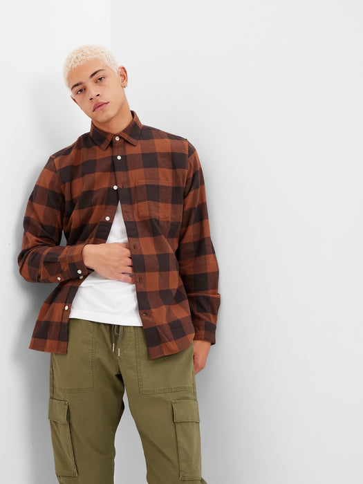 100% Organic Cotton Flannel Shirt