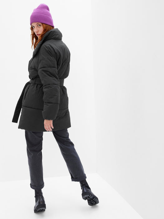 Duvet Wrap Puffer Coat