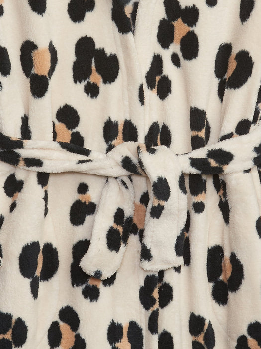 Kids Leopard Robe - leopard birch