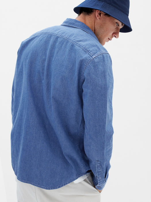 Denim Shirt with Washwell