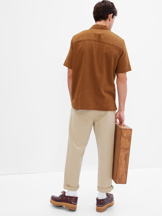 Vacay Shirt - bright brown