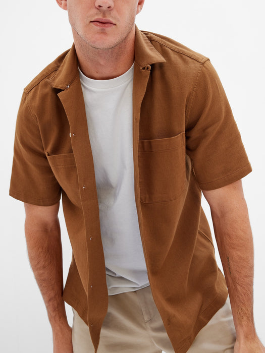 Vacay Shirt - bright brown