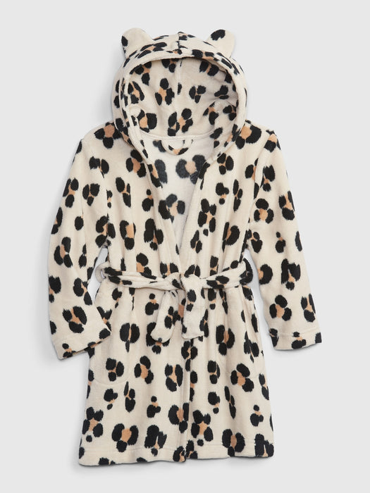 Kids Leopard Robe - leopard birch