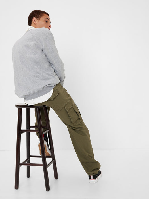 Relaxed Utility Cargo Pants in GapFlex with Washwell