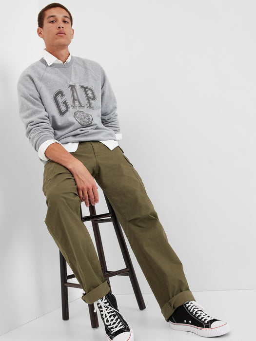 Relaxed Utility Cargo Pants in GapFlex with Washwell