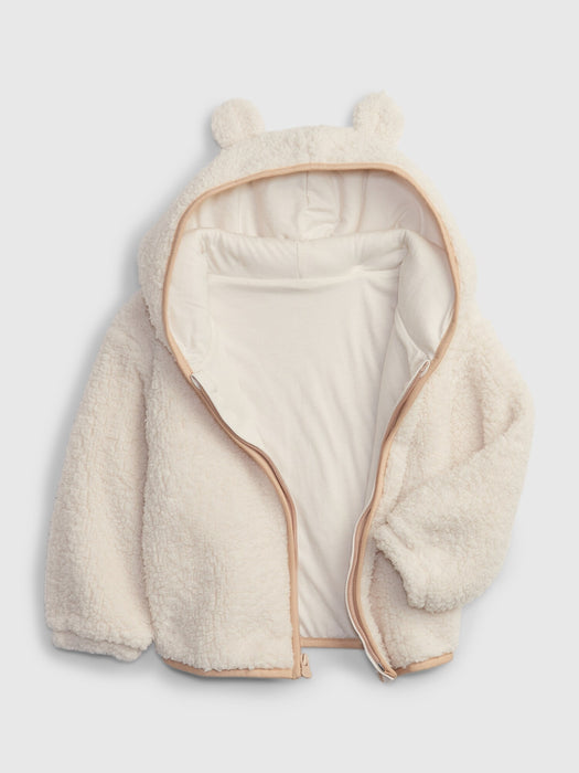 Toddler Sherpa Bear Hoodie