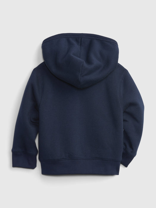 Toddler Cozy Fleece-Lined Hoodie - blue