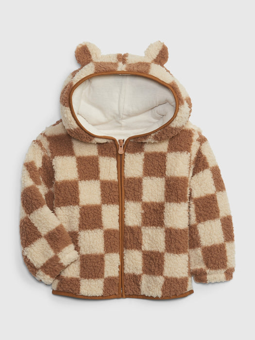 Toddler Sherpa Bear Hoodie