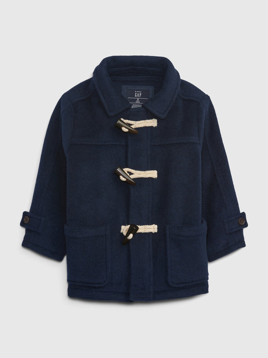 Toddler Duffel Coat - blue