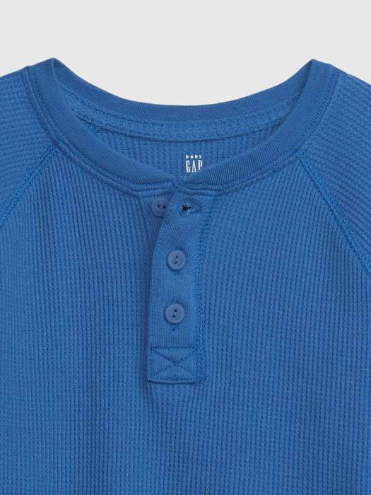 Toddler Waffle Henley T-Shirt - imperial blue