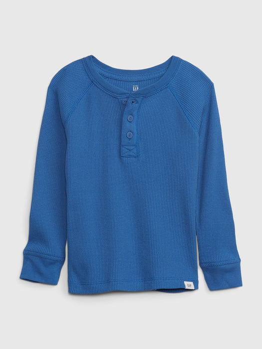 Toddler Waffle Henley T-Shirt - imperial blue