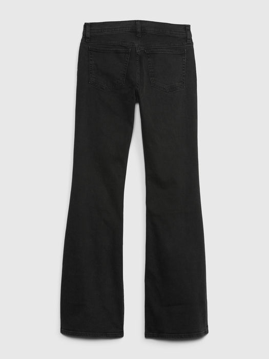 Teen Low Rise Flare Jeans with Washwell - black wash