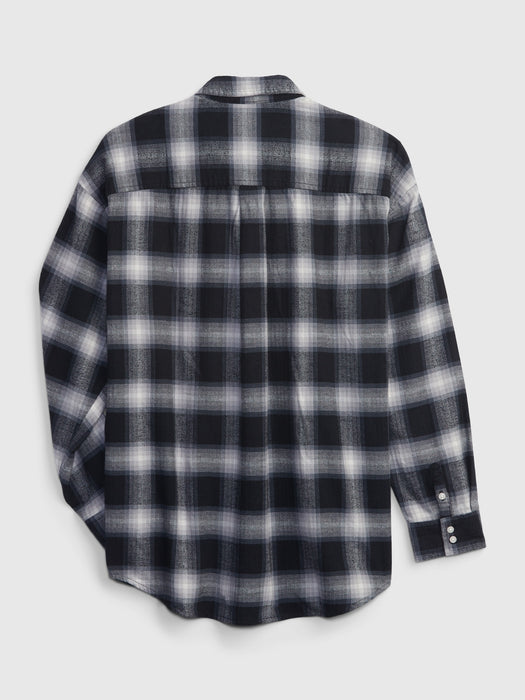 Teen 100% Organic Cotton Flannel Shirt