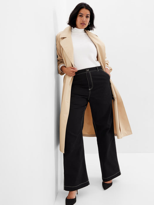 High Rise '90s Loose Carpenter Pants with Washwell