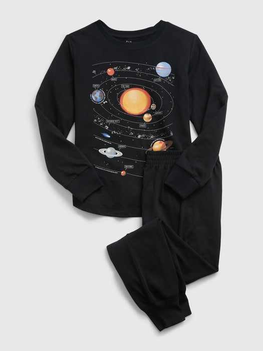 Kids 100% Recycled Space PJ Joggers Set