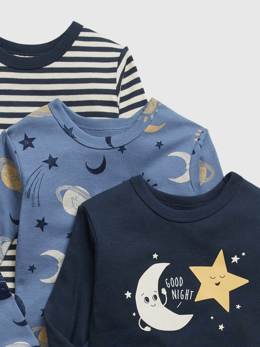 babyGap 100% Organic Cotton Space PJ Set (3-Pack)